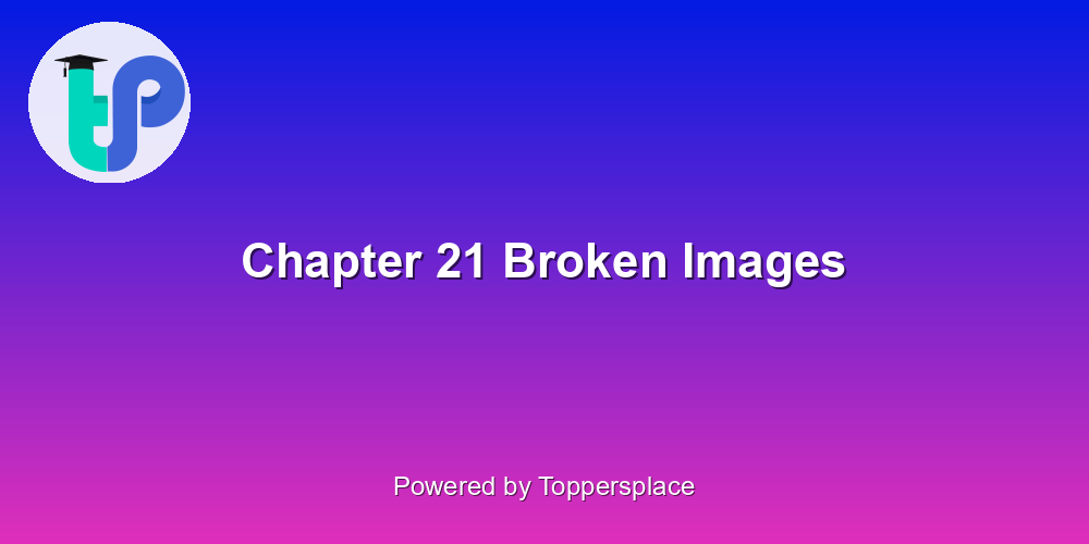 Chapter 21 Broken Images